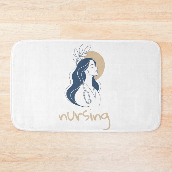 Item preview, Nursing Identity Portrait — Nurse Gift | Botanical RN Shirt Nurse Illustration Art designed and sold by KiwyStudio.