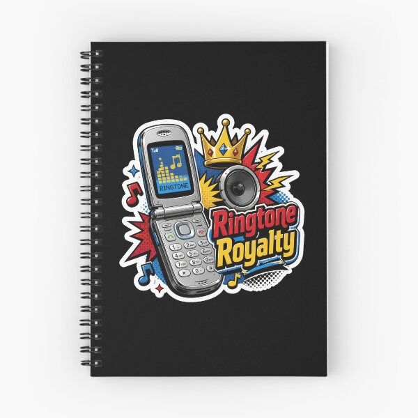 Item preview, Ringtone Royalty Y2K Flip Phone Sticker  designed and sold by Sketchlegacy.