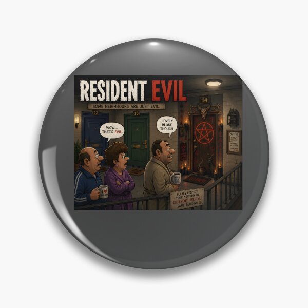 Item preview, Resident Evil Funny Neighbour Horror Parody designed and sold by Hornace88studio.