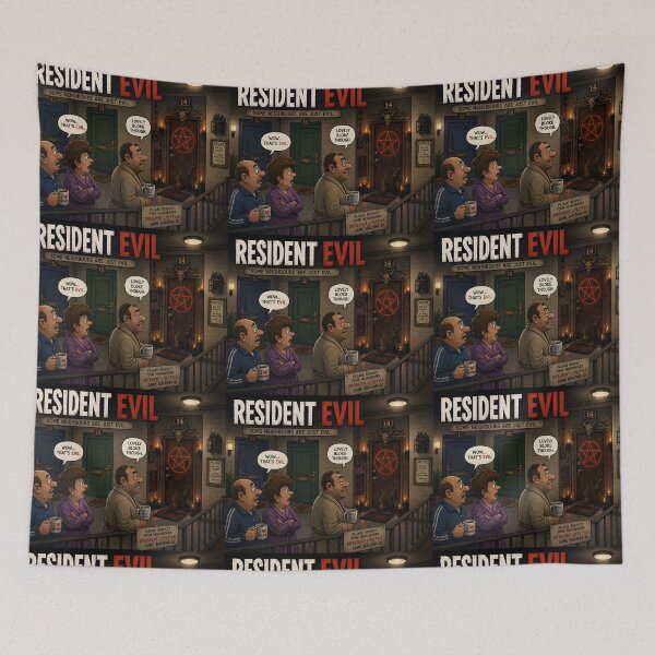 Item preview, Resident Evil Funny Neighbour Horror Parody designed and sold by Hornace88studio.