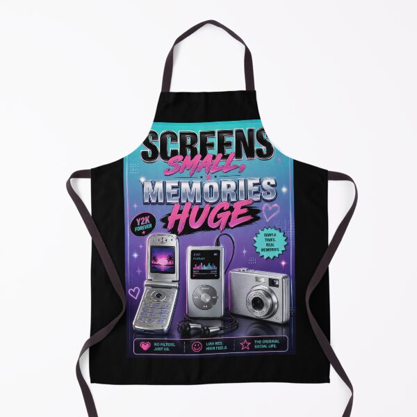 Item preview, Screens Small, Memories Huge Y2K Poster  designed and sold by Sketchlegacy.