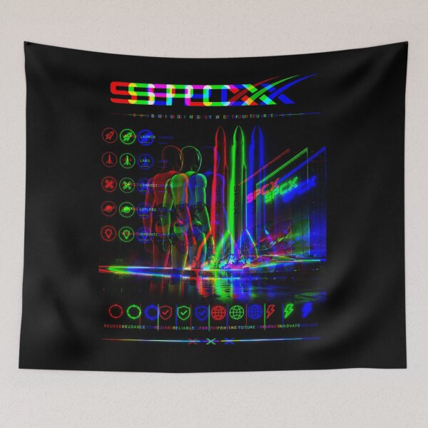 Item preview, SpaceX SPCX Stock Ticker Rocket Investor Design | Space Stock Market Gift designed and sold by TEEJAMBOREE.