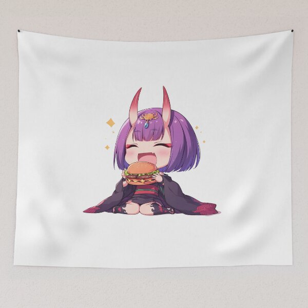 Item preview, Shuten Douji Fate Grand Order Chibi Burger Fun designed and sold by earlobejerk.