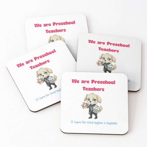 Item preview, We Are Preschool Teachers Naptime Negotiator designed and sold by ArtisticDesignsbyLinda.