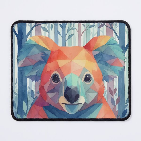 Item preview, Geometric Koala – Forest Spirit in Watercolor designed and sold by zoliartdesign.