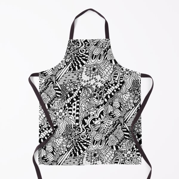 Item preview, Zentangle Pattern Black & White designed and sold by Lavender Frog Studios.