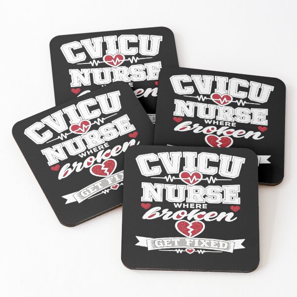 Item preview, CVICU Nurse Where  Broken Hearts Get Fixed designed and sold by SavvyKloset.