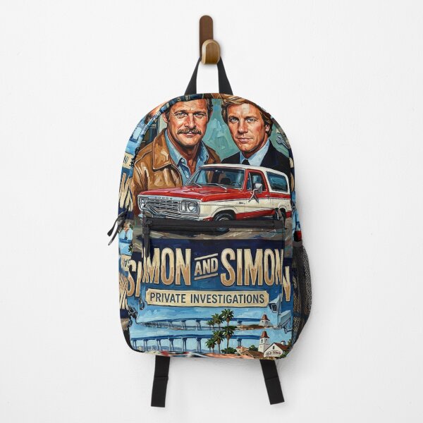 Item preview, Simon and Simon Retro Detective Crime Drama Tribute Art TV Series Poster designed and sold by Art's Diner.