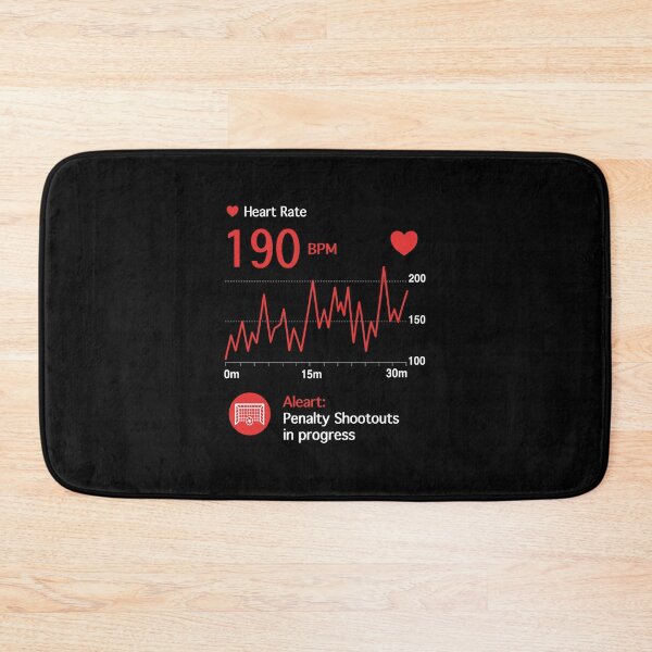 Item preview, Penalty Shootout Heart Rate Monitor Graph White  designed and sold by Anne97s.