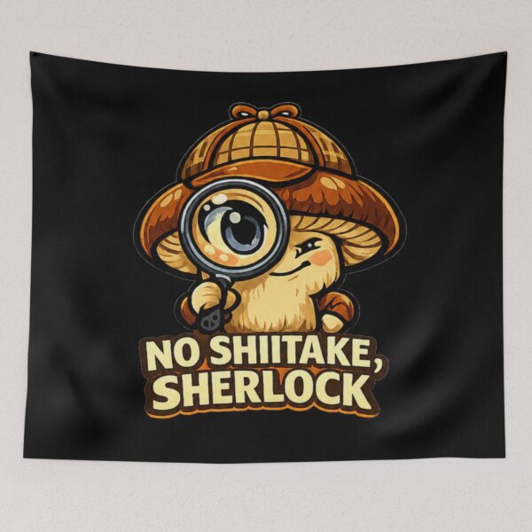 Item preview, No Shiitake, Sherlock designed and sold by PurrfectWhisper.