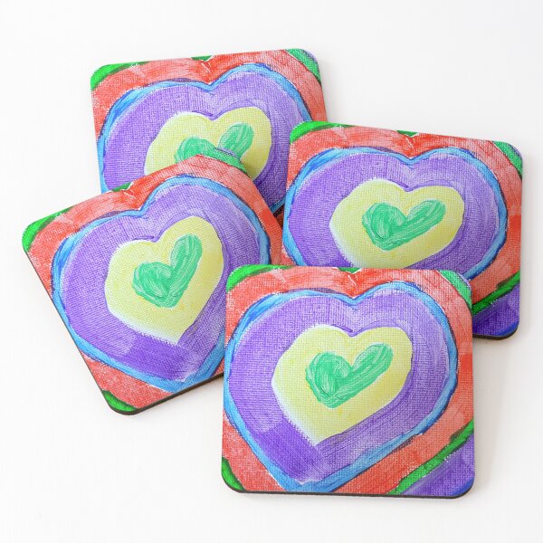 Item preview, INFINITE LOVE Nested rainbow hearts designed and sold by MadebyMorgie.