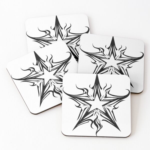 Item preview, Star in flames cybergoth tribal designed and sold by Tribalgothss.
