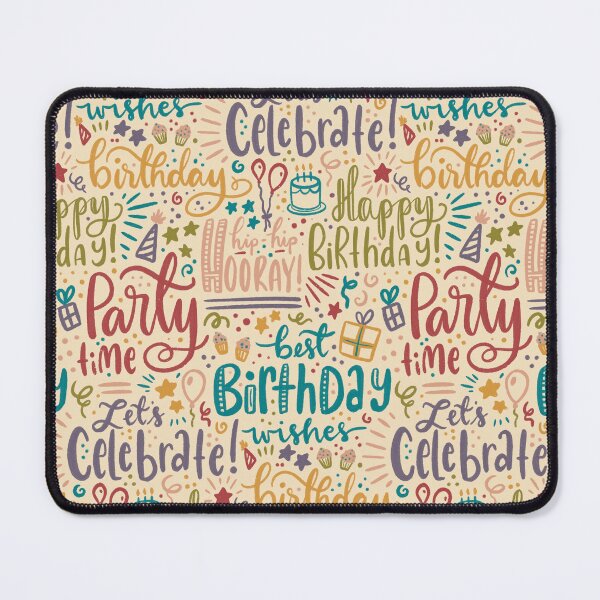 Item preview, Happy Birthday Party Pattern designed and sold by NewBranchStudio.