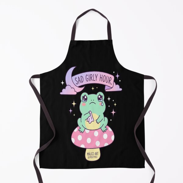 Item preview, Sad Girly Hour – Kawaii Crying Frog Aesthetic designed and sold by MAJCO-ART.