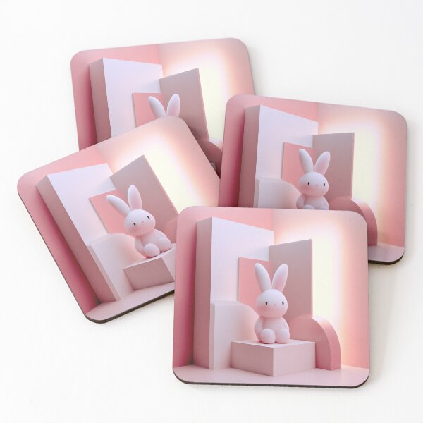 Item preview, Pink bunny designed and sold by baksuart.