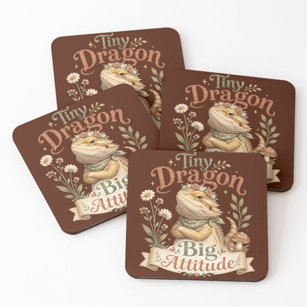 Item preview, Tiny Dragon, Big Attitude Bearded Dragon designed and sold by Weirdwildco69.