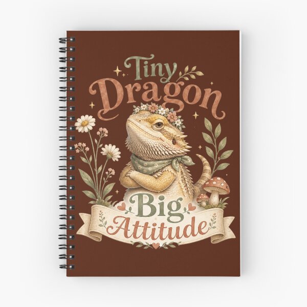 Item preview, Tiny Dragon, Big Attitude Bearded Dragon designed and sold by Weirdwildco69.