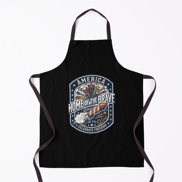 Item preview, America Home of the Brave Est 1776 Retro 4th of July designed and sold by zigo26.