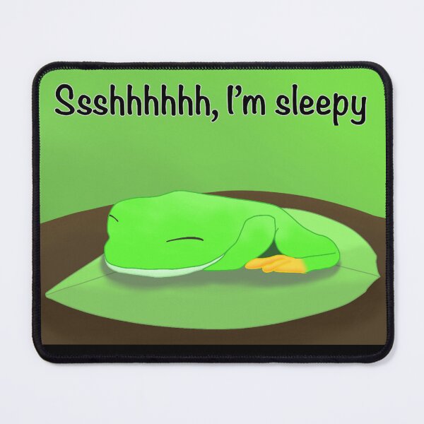 Item preview, Sleepy Frog designed and sold by DigiFloralArts.