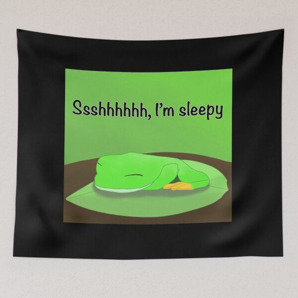 Item preview, Sleepy Frog designed and sold by DigiFloralArts.