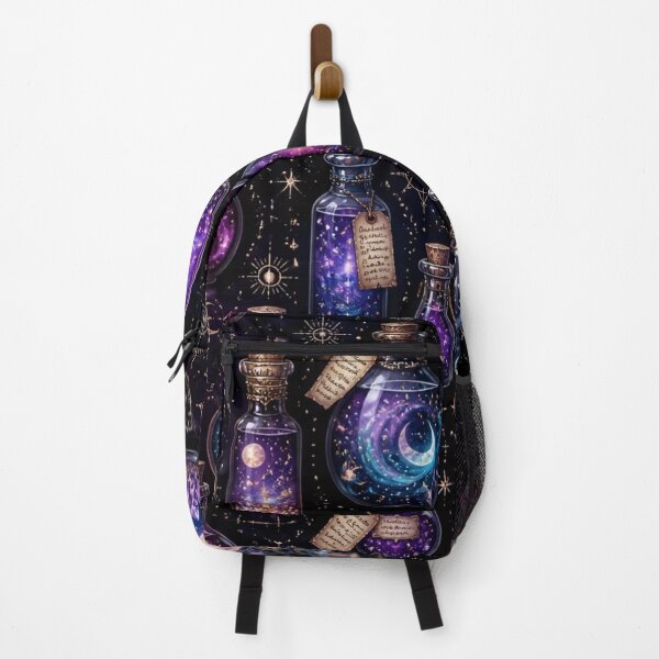 Item preview, Cosmic Witch Potion Bottle Galaxy Seamless Mystical Space Pattern designed and sold by StickyGuys.