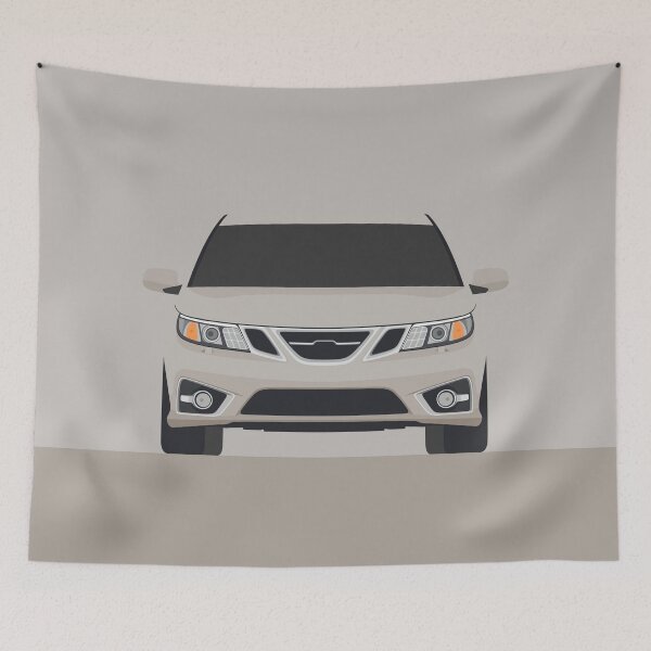 Item preview, Saab 9-3 aero turbo - Vector drawing designed and sold by yohannlp.