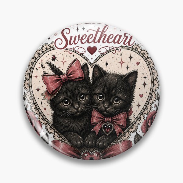 Item preview, Deadly Sweetheart Kittens designed and sold by Wild Rose Oddities.