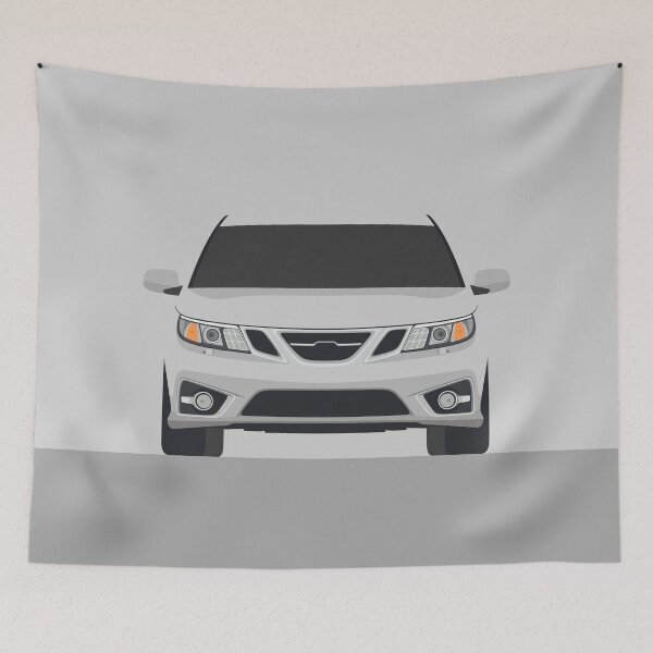 Item preview, Saab 9-3 aero turbo - Vector drawing designed and sold by yohannlp.