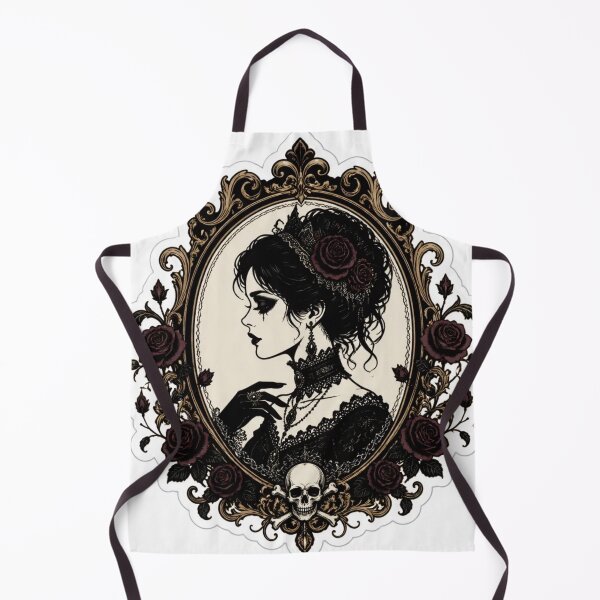 Item preview, Victorian Gothic Cameo Silhouette Dark Romantic designed and sold by StickyGuys.