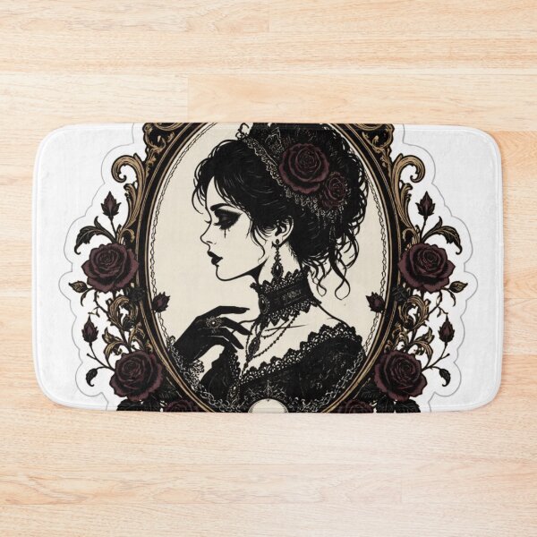 Item preview, Victorian Gothic Cameo Silhouette Dark Romantic designed and sold by StickyGuys.