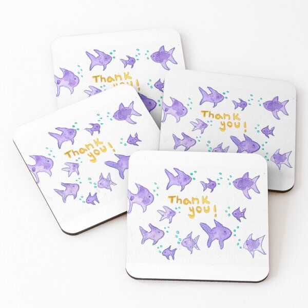 Artikelvorschau, Vielen Dank, Purple Fish! entworfen und verkauft von polkadotfox.