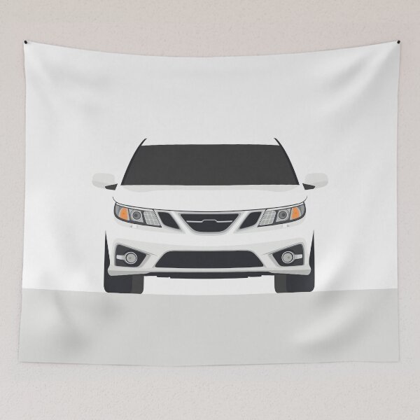 Item preview, Saab 9-3 aero turbo - Vector drawing designed and sold by yohannlp.