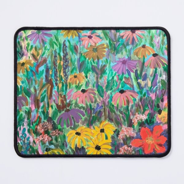 Item preview, Field of flowers and grasses designed and sold by Alive With Color And Light.