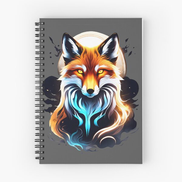 Item preview, Spiritual Neon Fox Illustration designed and sold by Ikbel Studio.