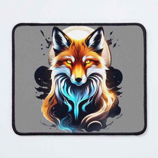 Item preview, Spiritual Neon Fox Illustration designed and sold by Ikbel Studio.