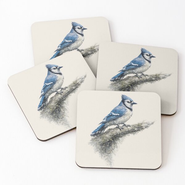 Artikelvorschau, Blue Jay Perched entworfen und verkauft von StudioBloodmoon.