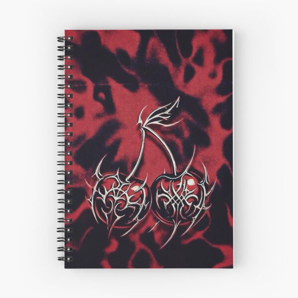 Item preview, Dark gothic cherries, red and black tribal cybergoth art designed and sold by Tribalgothss.