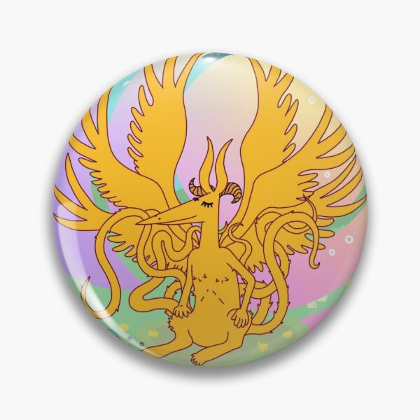 Item preview, Golden Winged Horned Beast Rainbow designed and sold by Aboulkorom.