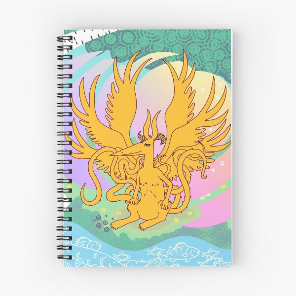 Item preview, Golden Winged Horned Beast Rainbow designed and sold by Aboulkorom.