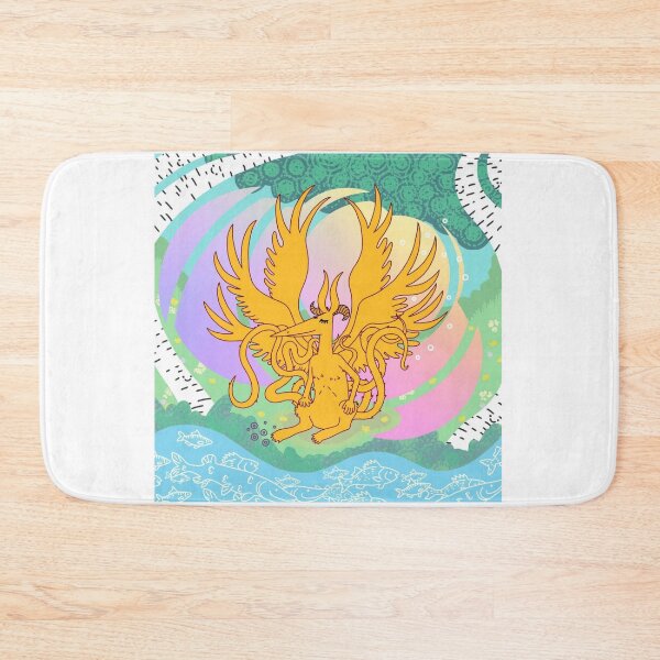 Item preview, Golden Winged Horned Beast Rainbow designed and sold by Aboulkorom.