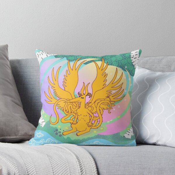 Item preview, Golden Winged Horned Beast Rainbow designed and sold by Aboulkorom.