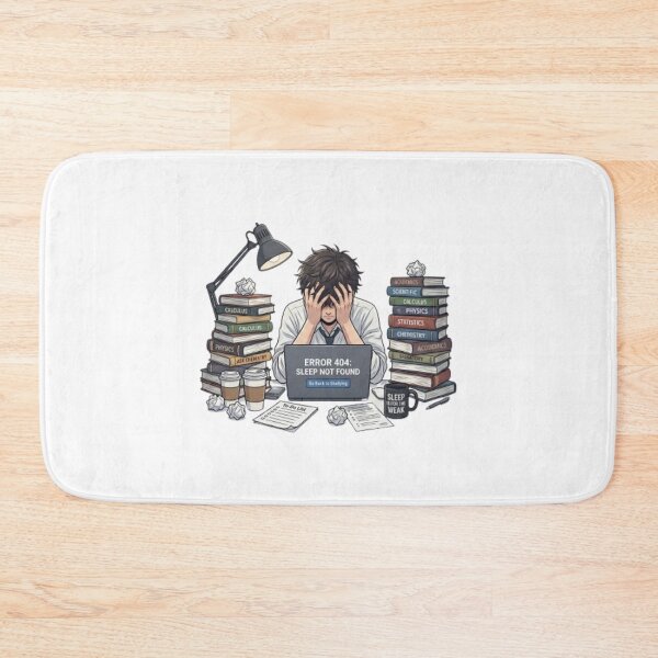 Item preview, Funny Error 404 Sleep Not Found Engineering Student designed and sold by m0x55.
