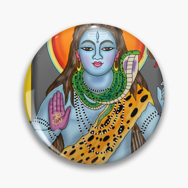 Item preview, Lord Shiva Artwork | Divine Hindu God Digital Painting Illustration  designed and sold by Harshit_Digital_Arts.