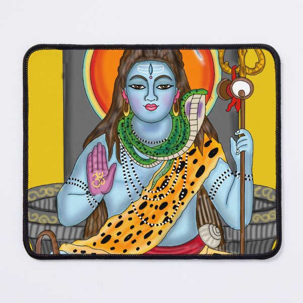 Item preview, Lord Shiva Artwork | Divine Hindu God Digital Painting Illustration designed and sold by Harshit_Digital_Arts.