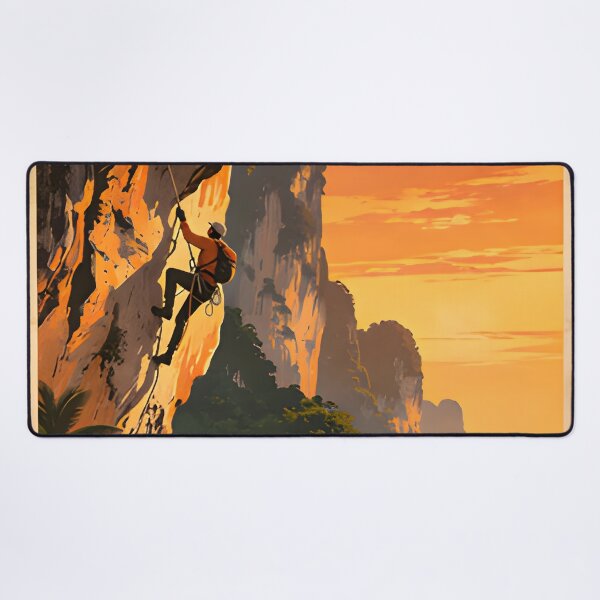 Item preview, Railay Beach Thailand Vintage Travel Poster Tropical Coastal Wall Art designed and sold by Spirit of Siam.