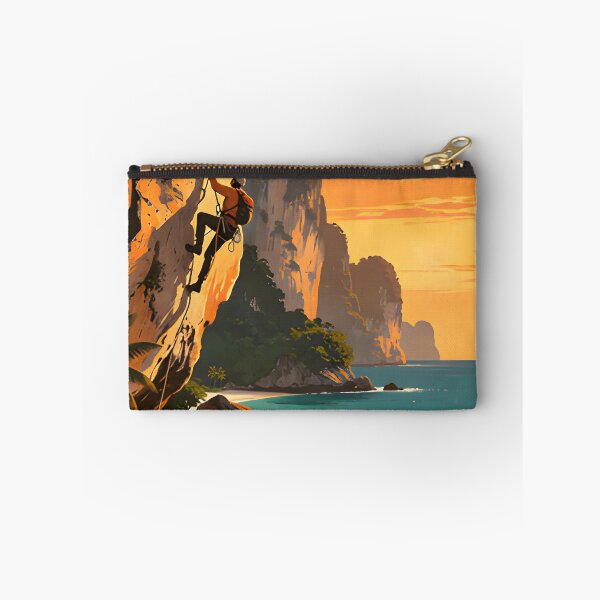 Item preview, Railay Beach Thailand Vintage Travel Poster Tropical Coastal Wall Art designed and sold by Spirit of Siam.