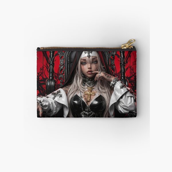 Item preview, Blonde Tattooed Nun Gothic Art Portrait designed and sold by GalleryBrisArt.