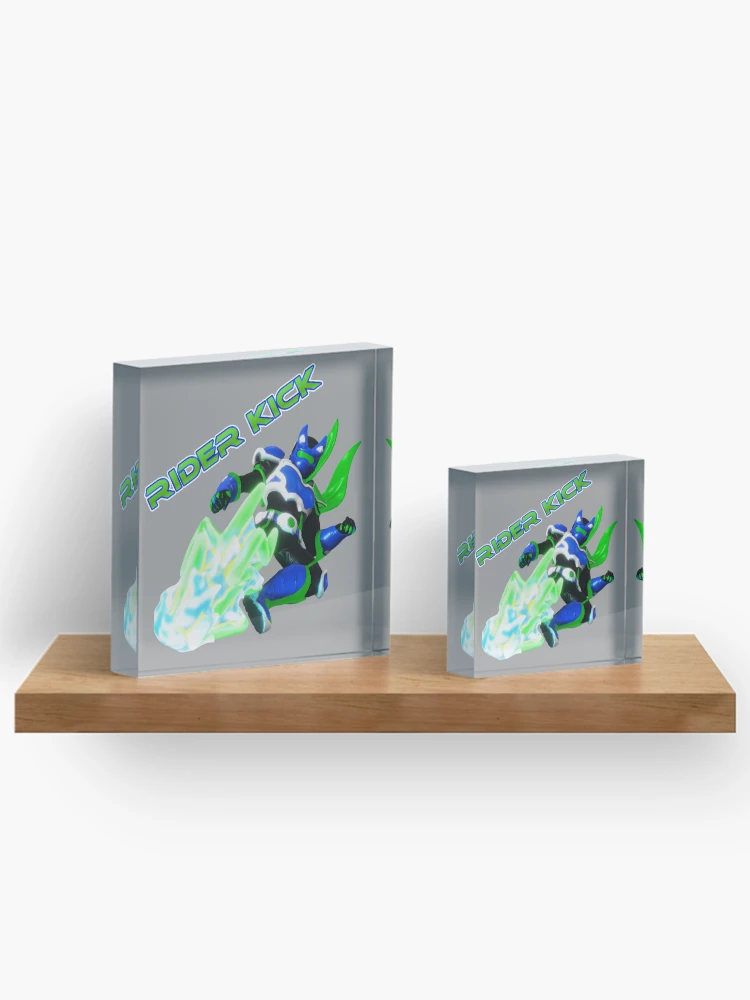 Thumbnail 3 of 5, Acrylic Block, Kaizen Rider Codex Rider Kick! designed and sold by CVGG-Merch.