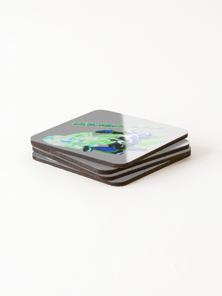 Thumbnail 4 of 5, Coasters (Set of 4), Kaizen Rider Codex Rider Kick! designed and sold by CVGG-Merch.