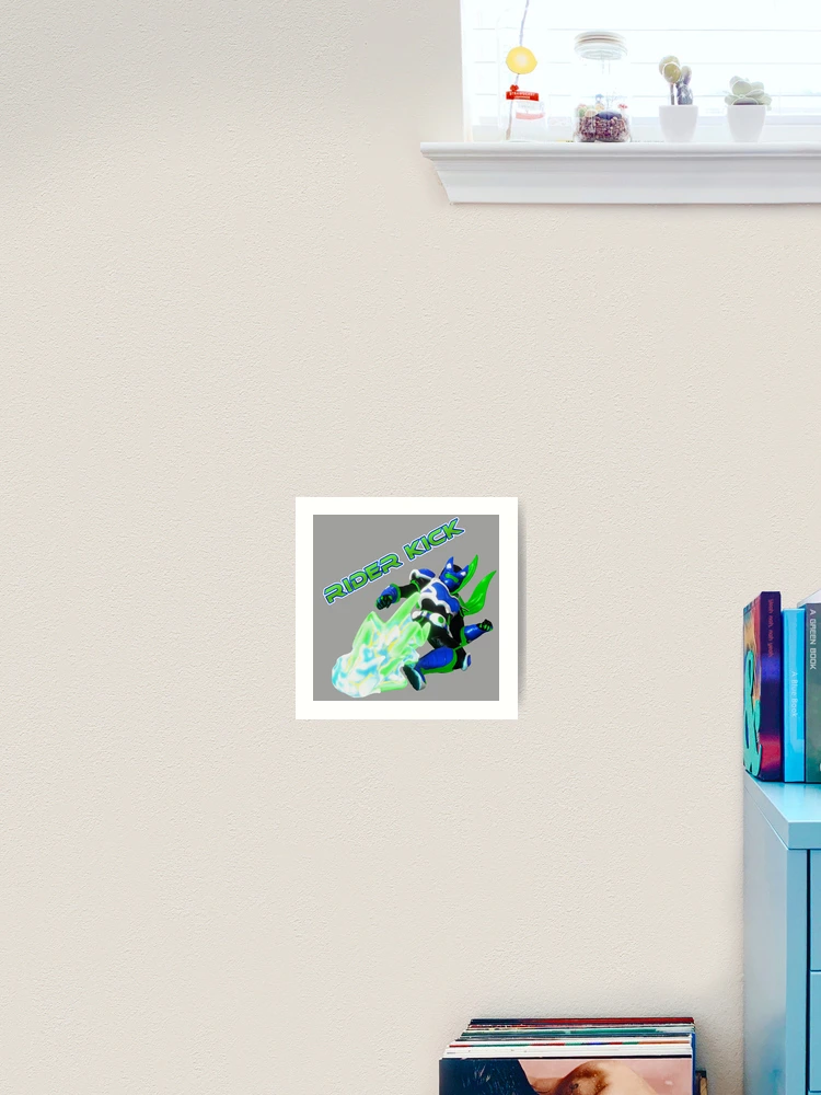 Thumbnail 2 of 3, Art Print, Kaizen Rider Codex Rider Kick! designed and sold by CVGG-Merch.